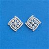 Cz Tops With 2 Tone Rhodium Plating