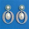 Cubic Zirconia Classic Earring With Rhodium Plating
