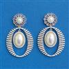 Cubic Zirconia Classic Earring With Rhodium Plating