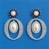 Cubic Zirconia Classic Earring With Rhodium Plating