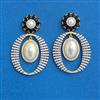 Cz Classic Earring With 2 Tone Plating