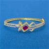 Cz Openable Kada With 2 Tone Plating