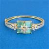 Cubic Zirconia Openable Kada With 2 Tone Plating