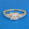 Cubic Zirconia Openable Kada With 2 Tone Plating