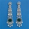 Cubic Zirconia Classic Earring With Rhodium Plating
