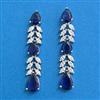 Cubic Zirconia Classic Earring With Rhodium Plating