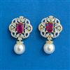Cubic Zirconia Classic Earring With 2 Tone Plating