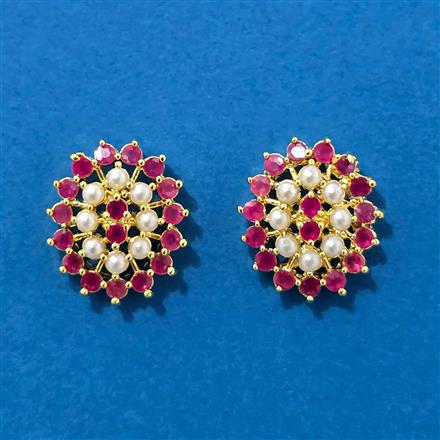 Cubic Zirconia Tops With Gold Plating
