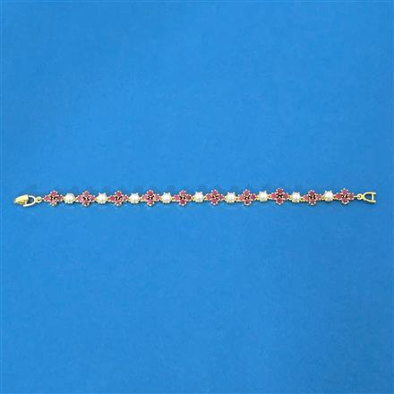 Cubic Zirconia Classic Bracelet With Gold Plating