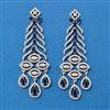 Cubic Zirconia Classic Earring With Rhodium Plating