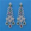 Cubic Zirconia Classic Earring With Rhodium Plating