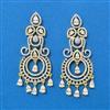 Cubic Zirconia Classic Earring With 2 Tone Plating