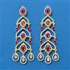Cubic Zirconia Classic Earring With 2 Tone Plating