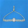 Cubic Zirconia Adjustable Bracelet With 2 Tone Plating