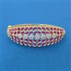 Cubic Zirconia Openable Kada With 2 Tone Plating