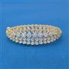 Cubic Zirconia Openable Kada With 2 Tone Plating