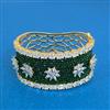 Cz Openable Kada With 2 Tone Plating