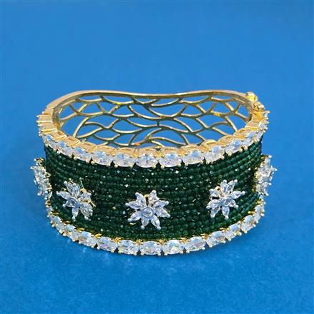Cz Openable Kada With 2 Tone Plating