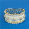 Cz Openable Kada With 2 Tone Plating