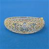 Cubic Zirconia Openable Kada With 2 Tone Plating
