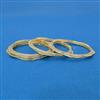 Cubic Zirconia Classic Bangles With 2 Tone Plating