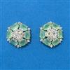 Cubic Zirconia Tops With 2 Tone Plating