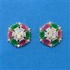Cubic Zirconia Tops With 2 Tone Plating