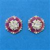 Cubic Zirconia Tops With 2 Tone Plating