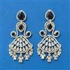 Cubic Zirconia Classic Earring With 2 Tone Plating
