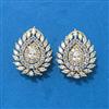 Cubic Zirconia Tops With 2 Tone Plating