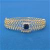 Cubic Zirconia Classic Kada With 2 Tone Plating
