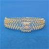 Cubic Zirconia Classic Kada With 2 Tone Plating