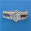 Cubic Zirconia Openable Kada With 2 Tone Plating