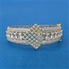 Cubic Zirconia Openable Kada With 2 Tone Plating