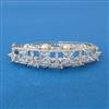 Cubic Zirconia Moti Kada With Rhodium Plating