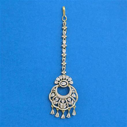 Cz Classic Tikka With Mehndi Plating