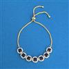 Cz Classic Bracelet With 2 Tone Plating
