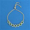 Cz Classic Bracelet With 2 Tone Plating