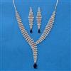 Cubic Zirconia Classic Necklace With Rhodium Plating