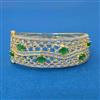 Cubic Zirconia Openable Kada With 2 Tone Plating