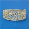 Cubic Zirconia Openable Kada With 2 Tone Plating