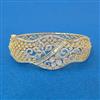 Cubic Zirconia Classic Kada With 2 Tone Plating