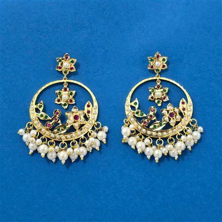 Cubic Zirconia Classic Earring With Gold Plating