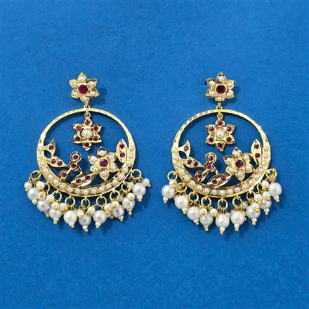 Cubic Zirconia Classic Earring With Gold Plating