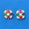 Cubic Zirconia Tops With Gold Plating