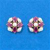 Cubic Zirconia Tops With Gold Plating