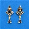 Cubic Zirconia Delicate Earring With Gold Plating