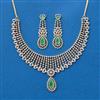 Cubic Zirconia Classic Necklace With 2 Tone Plating