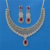 Cubic Zirconia Classic Necklace With 2 Tone Plating
