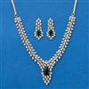 Cubic Zirconia Classic Necklace With 2 Tone Plating